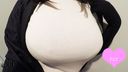 [N cup] Clothed huge breasts shake with a white cut and sew "Shikoshiko-san"!