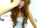 Face NG for special beautiful lady Great excitement with M-shaped open legs masturbation of royal road white gal