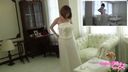 【Aya Kisaki】2 wedding dresses & cocktail dress changing clothes selfie