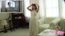 【Aya Kisaki】2 wedding dresses & cocktail dress changing clothes selfie