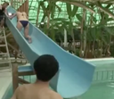 If it fails, public SEX! Run in the opposite direction to the top of the waterslide in a swimsuit that dissolves in water and aim to win a prize!