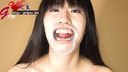 Pure amateur junior college student Satsuki's beautiful teeth and throat dick appreciated with a close-up of the mouth with a mouth aperture