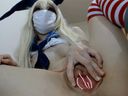 Ko, a silver-haired cosplayer, becomes an island style and shows off her uterus in transparent Cusco. Good image quality