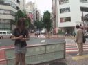 [Outdoor KICHI exposure] 43 Park masturbation is white eyes. A cornered woman who is so embarrassed that she has no choice but to hide her face with her hair