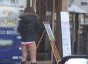 [Outdoor KICHI exposure] 47 Live production outdoors! Perverted wandering exhibitionist woman's blatantness.