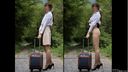 身長180㎝越えの長身女性によるパンスト映像