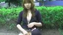 【Post】Outdoor shame play of beautiful gal young wife! I! I'm going to masturbate in a public toilet!