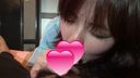 Almost face ☆ F cup chubby amateur girl's swallowing [Personal shooting ♪]