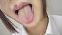 【Spit Belo Fetish】Enjoy Sena-chan's natural large amount tongue moss erotic white tongue velo on request, close-up observation SD