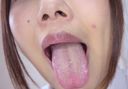 【唾ベロフェチ】瀬菜ちゃんの天然大量舌苔のエロ白い舌ベロをリクエスト堪能し、接写観察-HQ画質-　