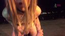 [Caucasian] Beautiful big cross-dresser Perverted exposure masturbation in the parking lot at night! Skirt Thick Ejaculation SGC
