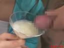 A perverted woman who squeezes a semen cocktail! Vacuum in an erotic swimsuit
