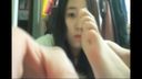 【Masturbation】Perverted beautiful woman who continues to lick her own feet
