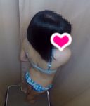【※Limited time※】Swimsuit fitting room (7) Girl trying to show her