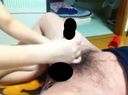 [ejaculation] Husband writhing with his wife's