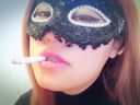 Yuria's Fetish Daily Life Part 6: Smoking with an Eye Mask