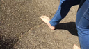 【Completely barefoot】I walked barefoot in the park! part1