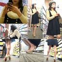 [I met eyes with a very cute JD . . . Beautiful legs slender and raw bread is the best. with open legs ...