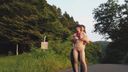 Outdoor and closed school Iku with a rope left unattended Ayaka (21)