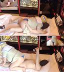 21-year-old Aman-chan and 26-chan Part 2! Ass sticking out glass table ecchi & futon bed sex [Personal shooting]