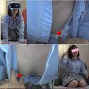 [VR Panchira] 如果讓無辜的J 〇美少女做VR，你會捲起Panchira （2）胸部閃爍&倒置