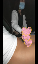 [Personal shooting] Young saffle's wife's big service [in the car]