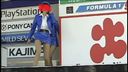 【ハミ毛】ダンスしながらもじゃってしまう美人レースクイーン