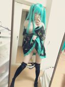 Adhesive plaster beautiful girl VOCALOID Hatsune Miku