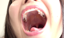 【치아와 입 페티쉬】인기 여배우 미야자와 치하루의 야한 이빨 & 혀 벨로 & 입 영상