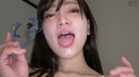 【Teeth and mouth】Popular actress Hoshi Ameri Chan's teeth & tongue bello mouth observation work