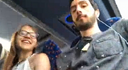 【Personal shooting】Student couple ejaculate in the mouth with a on the bus!!