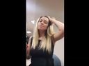 【Exposure Club】Blonde beauty with a sloppy face masturbating with an exposed selfie in a quiet library [Video]