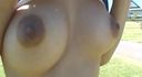 [Main story face barre] [Private exposure] I made my ex-girlfriend masturbate outdoors at the resort! I'll release it secretly! !!