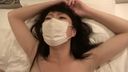 [Personal shooting] Slender mask beauty who becomes my sexual processing personnel ★ and is by a big man like a bear