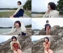 【Exposure & Shaved Pan】Exposure / hot spring trip with cute sunburn marks