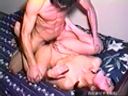 Muscular man and skister beautiful wife hard threesome