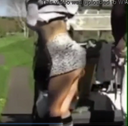 【閲覧注意】某有名銀行美人女子行員の重要顧客に向けた性接待ゴルフ動画が流出！！まさかのシャフトを挿入されながらティーショット！！( *´艸｀)