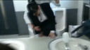 [Personal shooting] Crotch to the interviewer in the company toilet ... Leaked pillow sales video of job-hunting girls