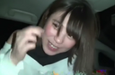 [Individual shooting] A flirting ♡ girl is made to masturbate in the car with her boyfriend and ♡ looks happy with a ww [Uncensored]