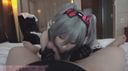 Shaved silver-haired cosplay fair-skinned big breasts sister is groped with sensitive nipples as much as she likes and leaks an erotic voice