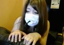 【Live Chat】Masturbation delivery in a semi-private room! !!