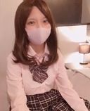 無　ピンクのワイシャツの制服美少女！可愛すぎる見た目とは裏腹にホテルでおっさんのオチンポを舐める！手マンされる！