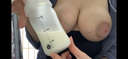 【大量母乳】寝てる間に溜まりに溜まった母乳を朝一に搾乳しました