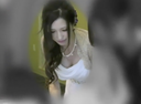 Personal shooting Hidden shooting of cleavage of beautiful woman in dress at wedding venue