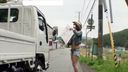 Popular Gal Nami-chan "Hitchhiking to Okinawa!" Vol.01