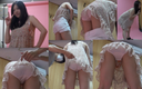 Amateur Panty Shot in Personal Photo Session vol.28 Sexy Baby Face Model Kanon