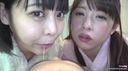 (1) Rena Aoi and Yua Nanami's subjective face licking → swearing spitting → watching the tubabero!