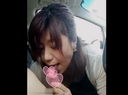【Amateur】Amateur girl and petit support 8 in the car in the middle of the day
