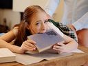 Tricky Old Teacher - Handsome tutor helps cutie with her assignments and pussy