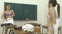 Two schoolgirls masturbate in the classroom